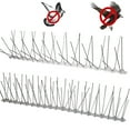 Bird Spikes,20 Pack Bird Pigeon Squirrel Raccoon Cat Deterrent Spikes