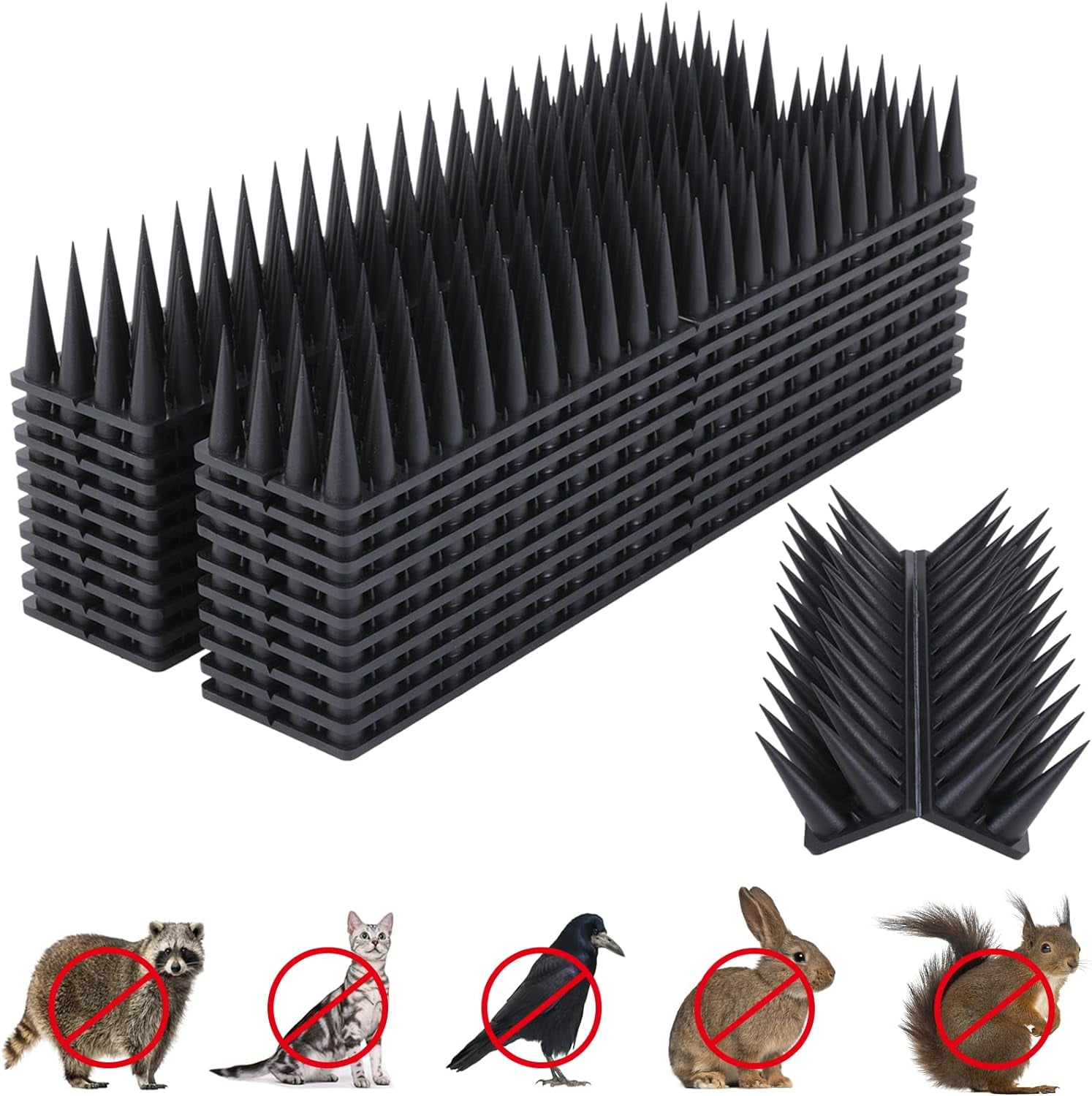 Bird Spikes, Bird Deterrent Spikes Strips Bird Spikes for Small Birds Deterrent Spikes for