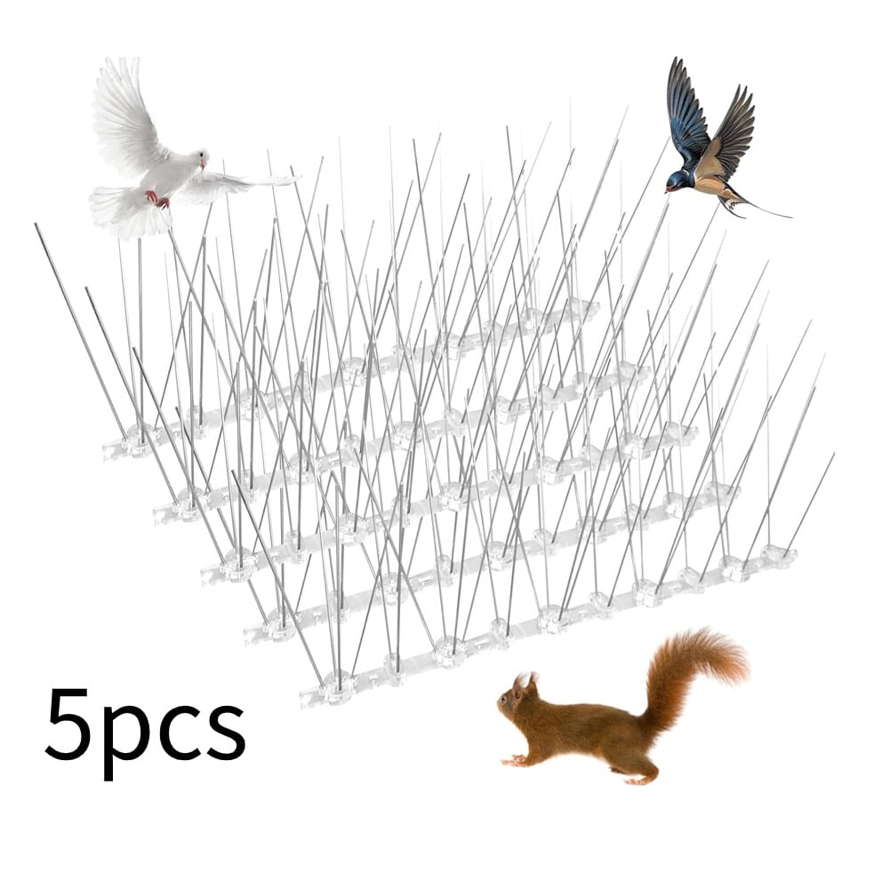 Bird Spikes,Bird Repellent Devices Outdoor of Stainless Steel for Fence Windowsill Roof,Bird