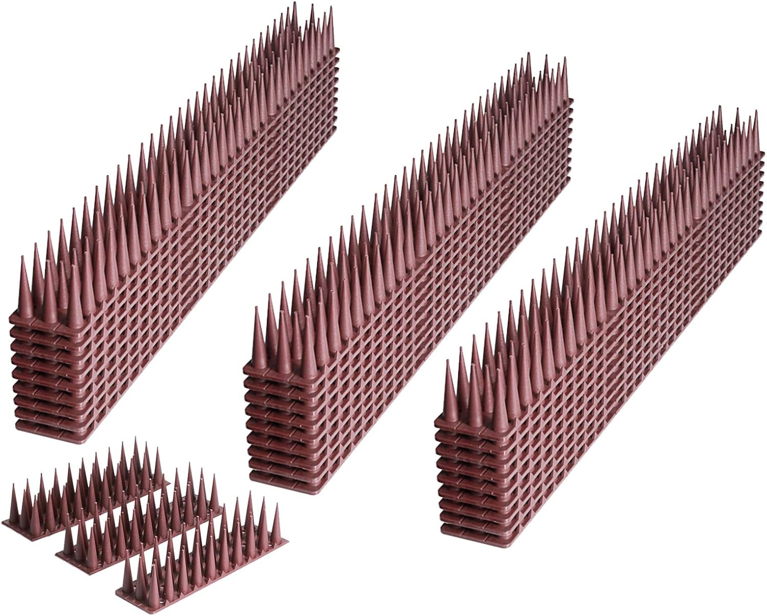 Bird Spikes, Squirrel Repellent 24 Pack Pigeon Deterrent for Small ...