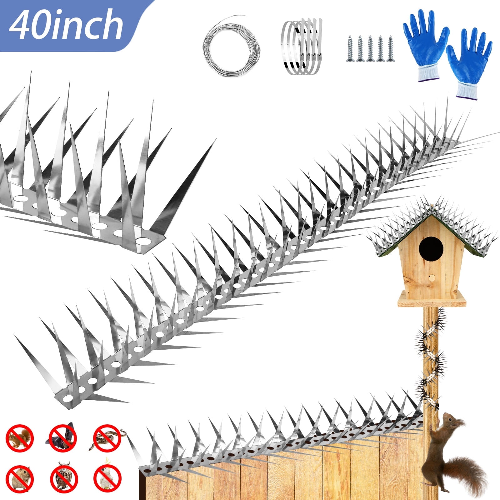 Henka Bird Spikes Squirrel Spikes Proofing A Bird Feeder Pigeon Spikes