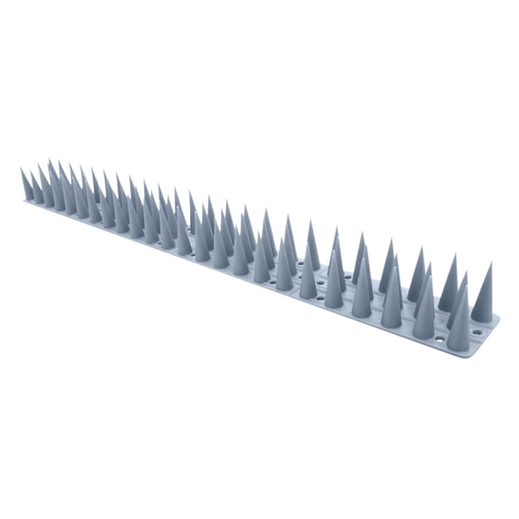 Bird Spikes for Deterring Small Birds - Weather-Resistant Plastic Spikes for Railing and Roof - Easy Installation to Keep Pests Away