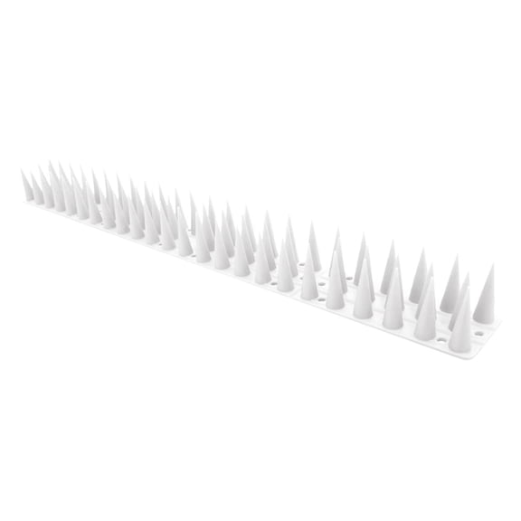 Bird Spikes for Deterring Small Birds - Weather-Resistant Plastic Spikes for Railing and Roof - Easy Installation to Keep Pests Away