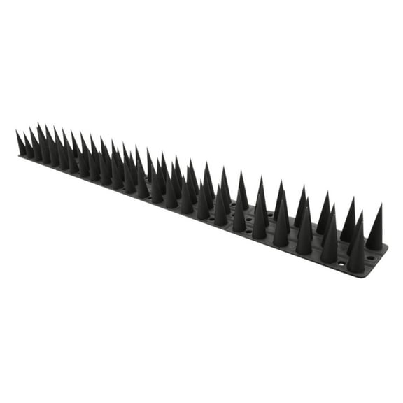 Bird Spikes for Deterring Small Birds - Weather-Resistant Plastic Spikes for Railing and Roof - Easy Installation to Keep Pests Away