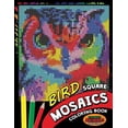 thumbnail image 1 of Bird Square Mosaics Coloring Book: Colorful Animals Coloring Pages Color by Number Puzzle (Paperback), 1 of 1