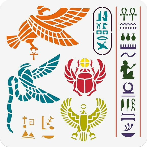 Bird Stencil 11.81x11.81 Inch Reusable DIY Art Craft Stencils Hollow Out Drawing Painting Template for Wood Fabric Paper Walls Canvas Furniture for DIY