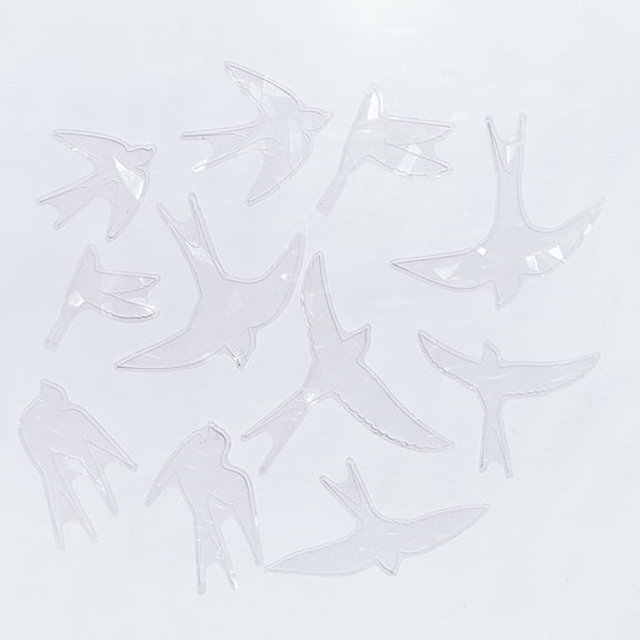 Bird Strike Prevention Window Decals,Non-Adhesive Window Clings, Glass Stickers for Bird Safety,Anti-static, Impact-Resistant Window Film