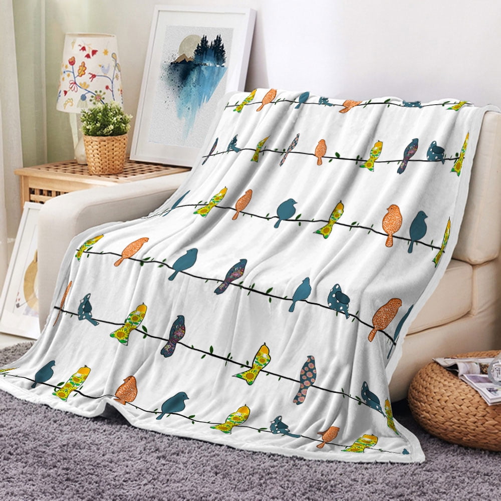 Bird blanket throw best sale