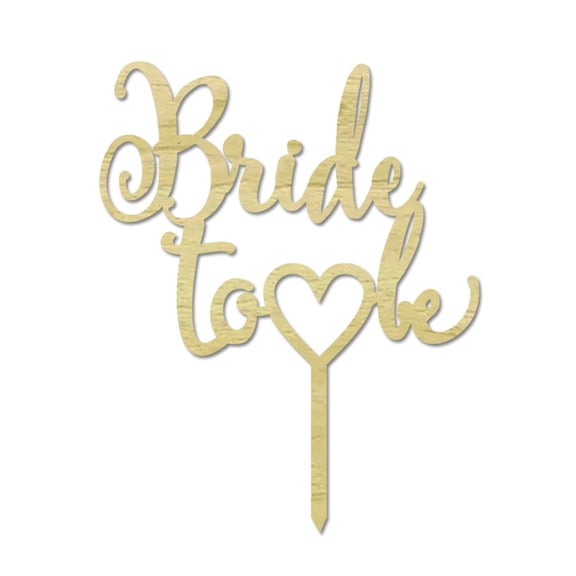"Bird To Be" Custom Rustic Wedding Cake Topper Persoanlized Wooden Cake Topper With Heart Cake Decoration 7"-8" Inches Wide