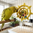 thumbnail image 1 of Bird Toys For Parakeets, Colorful Toys Wheel Bird Play Rotating Chewing Gadget, Cage With Movement Parrot Entertainment Item, Colorful Material For Sparrow Parrot Companion, 1pc,C, 1 of 4