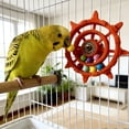 thumbnail image 1 of Bird Toys For Parakeets, Colorful Toys Wheel Bird Play Rotating Chewing Gadget, Cage With Movement Parrot Entertainment Item, Colorful Material For Sparrow Parrot Companion, 1pc,D, 1 of 4