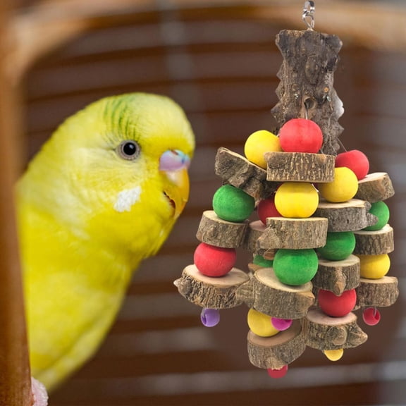 Bird Toys Parrot Chewing Toys, Accessories, Bird Toys for Small Parakeets, Cockatiels, Finches, Budgie, Macaws, , Peony Cockatiel