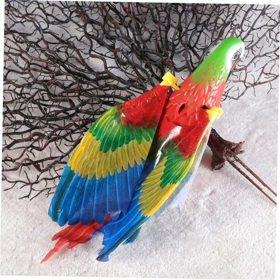 Bird Toys, Parrot Toys, Electronic Music Flashing Sound Parrot Toys, Home Ornament Decor Great for Kids, Super Animal replicas That Feel Real(Eagle)