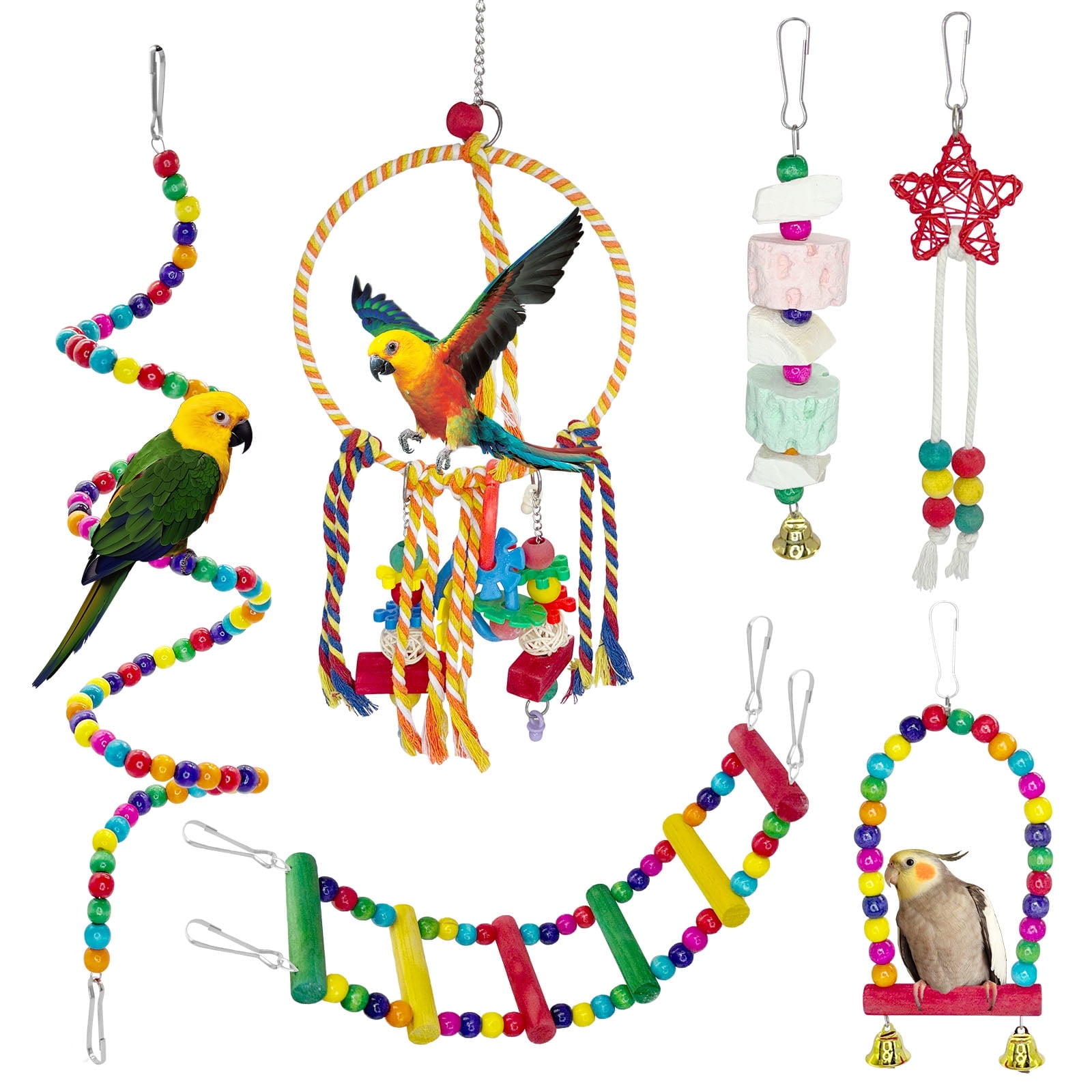 Parrot Aviary Hanging Toys