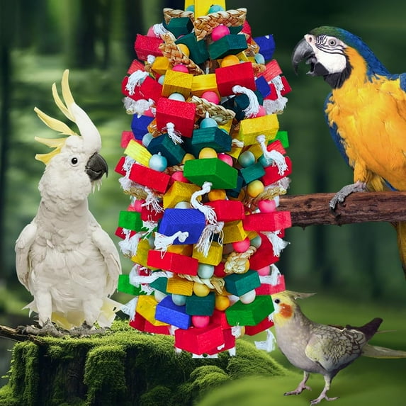 A closer look at Macaw Bird Toys For Cages