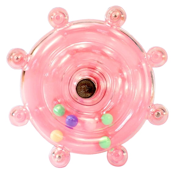 Bird Toys for Parakeets, Interactive Spinner Rattle Budgie Toys with Grinding Perch, Rotating Wheel Chew Parrot Toys for Medium Birds