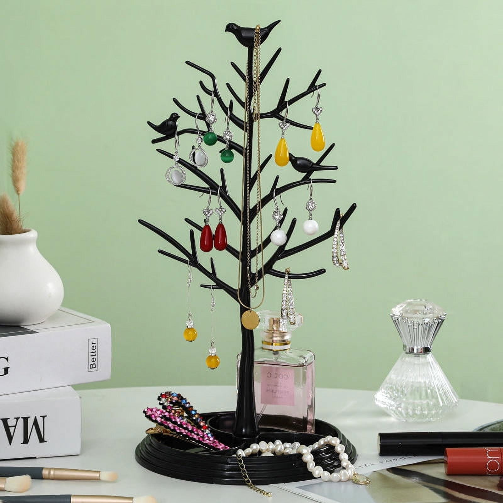 Bird Tree Stand Jewelry Earring Necklace Rack Holder Display jewelry