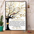 thumbnail image 1 of Bird Tree To My Husband In Heaven Paper Poster No Frame Matte Wall Art Decor 24 x 36 Inch Poster, 1 of 5