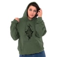thumbnail image 1 of Bird Triangle Rose Floral Spiritual Hoodie Sweatshirt Women Brisco Brands S, 1 of 6