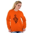 thumbnail image 1 of Bird Triangle Rose Floral Spiritual Women Plus Size Crewneck Sweatshirt Brisco Brands 2X, 1 of 5