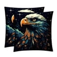 thumbnail image 1 of Bird Velvet Decorative Throw Pillow Inserts - Set of 2, Chair Pillow Covers - Unique Patterns, 16x16, 18x18, 20x20 Inches for Home Decor & More, 1 of 6