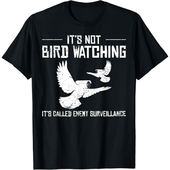 Bird Watching Government Conspiracy Birds Aren’t Real T-Shirt