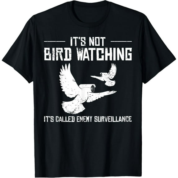 Bird Watching Government Conspiracy Birds Aren’t Real T-Shirt
