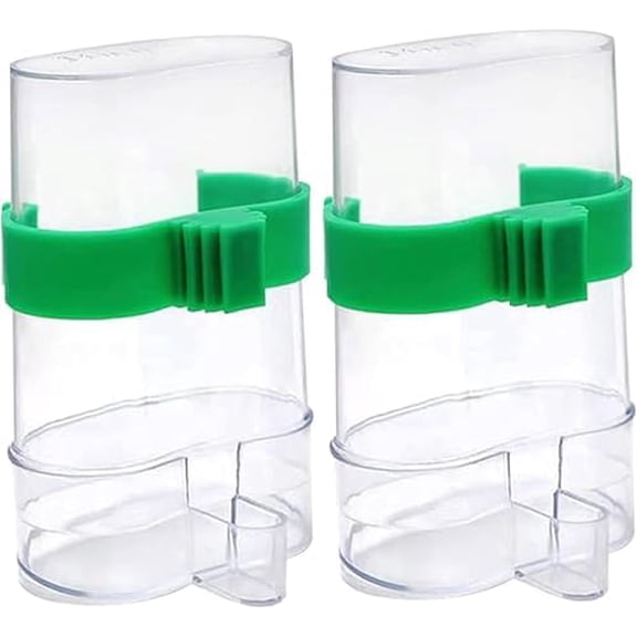 Bird Water Dispenser 220ml 2-Pack Hanging for Cage