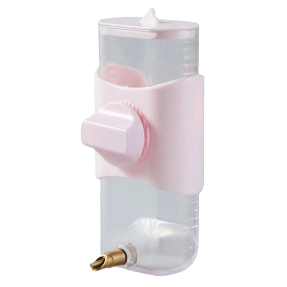 Bird Water Dispenser - Needle - Type Bird Water Bottle with Pink Design for Parrots, Finches, Canaries, Small Birds for Cage Use