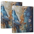 thumbnail image 1 of Bird Watercolor 3 Ring Binders 1.5 inch Hardcover File Folders with Interior Pockets A4 Size Organizer for School Office Hospital Set of 2, 1 of 8