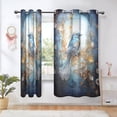 thumbnail image 1 of Bird Watercolor Blackout Curtains Thermal Insulation 63 inch Grommet for Bedroom Living Room Bathroom Kitchen Windows 2 Pack, 1 of 6