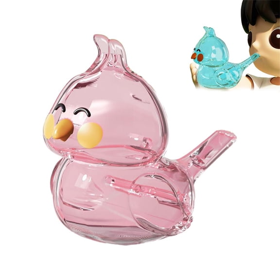 Bird Whistle Water, Bird Call Whistles, Toy Clear Birds Whistle for Kids Speech Therapy Mouth Muscle Training Musical Toy