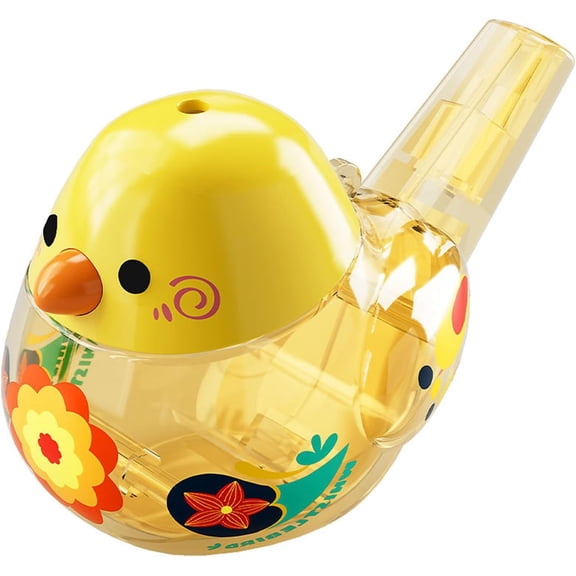 Bird Whistle Water Call, Musical Noise Maker for Outdoor Activity, Funny Bird Call Instrument, Water Fun Party Favor & Birthday Supply(RL Yellow 1 PC)