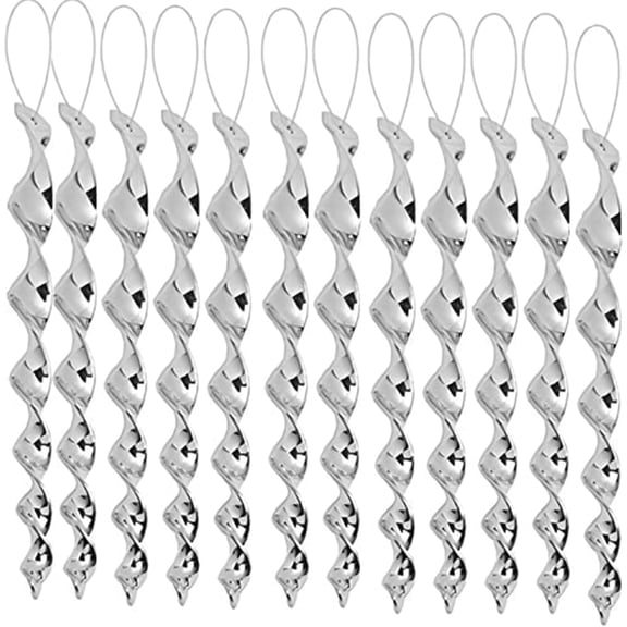 Bird Wind Twisting Scare Rods Reflective Ornamental Spiral Device Bird deterrents for Outside(12") (Set of 12)