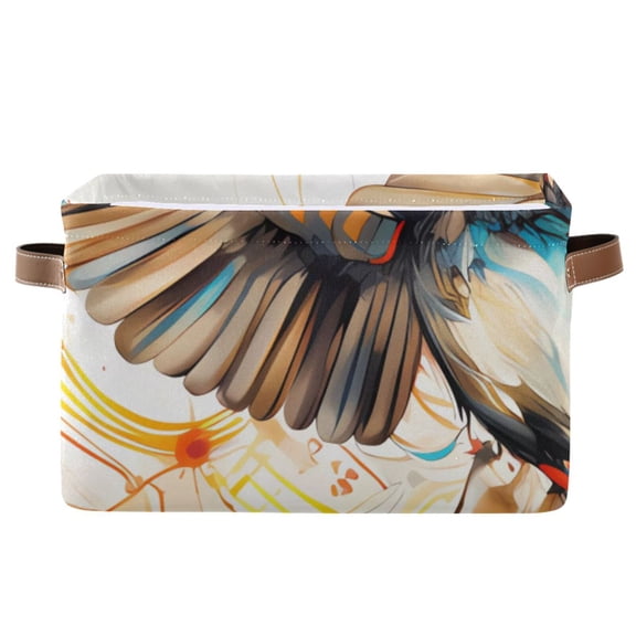 Bird Wings Storage Bins Baskets With Handles Storage Box Clothes Organizer Organization Toys