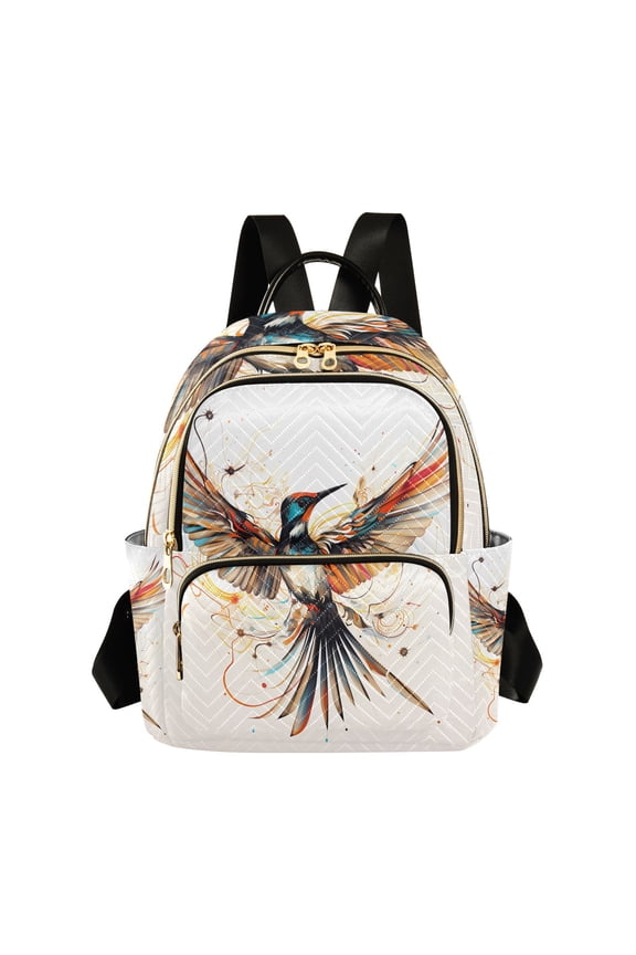 Bird Wings Travel Laptop Backpack Casual Daypack Lightweight Bookbag Compartment for Business