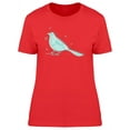 thumbnail image 1 of Bird With Abstract Glitch Style T-Shirt Women -Image by Shutterstock, Female x-Large, 1 of 2