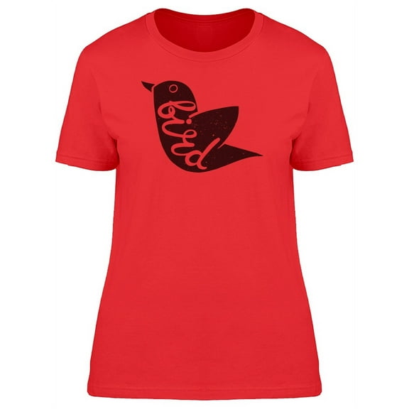 Bird With Bird Caption B&W Tee Women's -Image by Shutterstock
