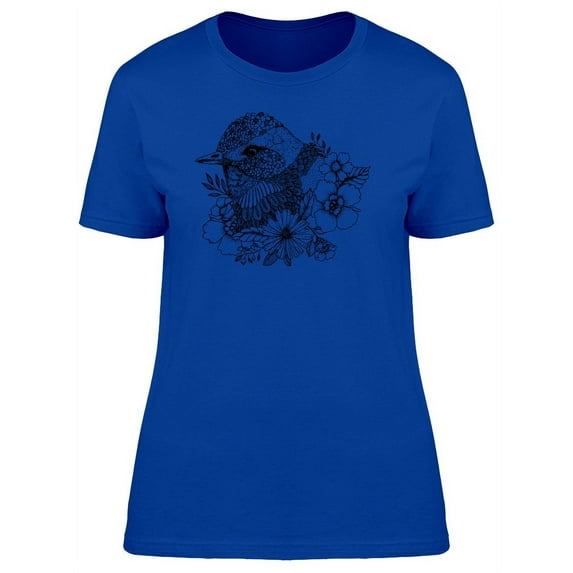Bird With Ethnic Ornates T-Shirt Women -Image by Shutterstock, Female Large