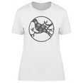 thumbnail image 1 of Bird With Flowers On A Tree Tee Women's -Image by Shutterstock, 1 of 2