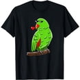thumbnail image 1 of Bird With Heart Parrot Cool Tropical Bird Bird Lover Gift T-Shirt, 1 of 5