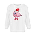 thumbnail image 1 of Bird With Santa Hat Long Sleeve Toddler -Image by Shutterstock,  3 Toddler, 1 of 4