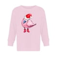 thumbnail image 1 of Bird With Santa Hat Long Sleeve Toddler -Image by Shutterstock,  5 Toddler, 1 of 4