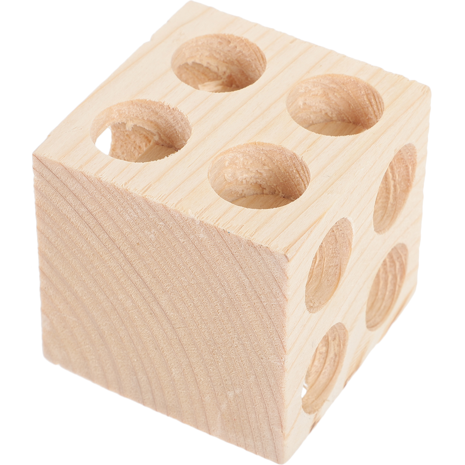 Bird Wooden Block Parrot Perch Toy Small Bird Chewing Wood Toy Bird