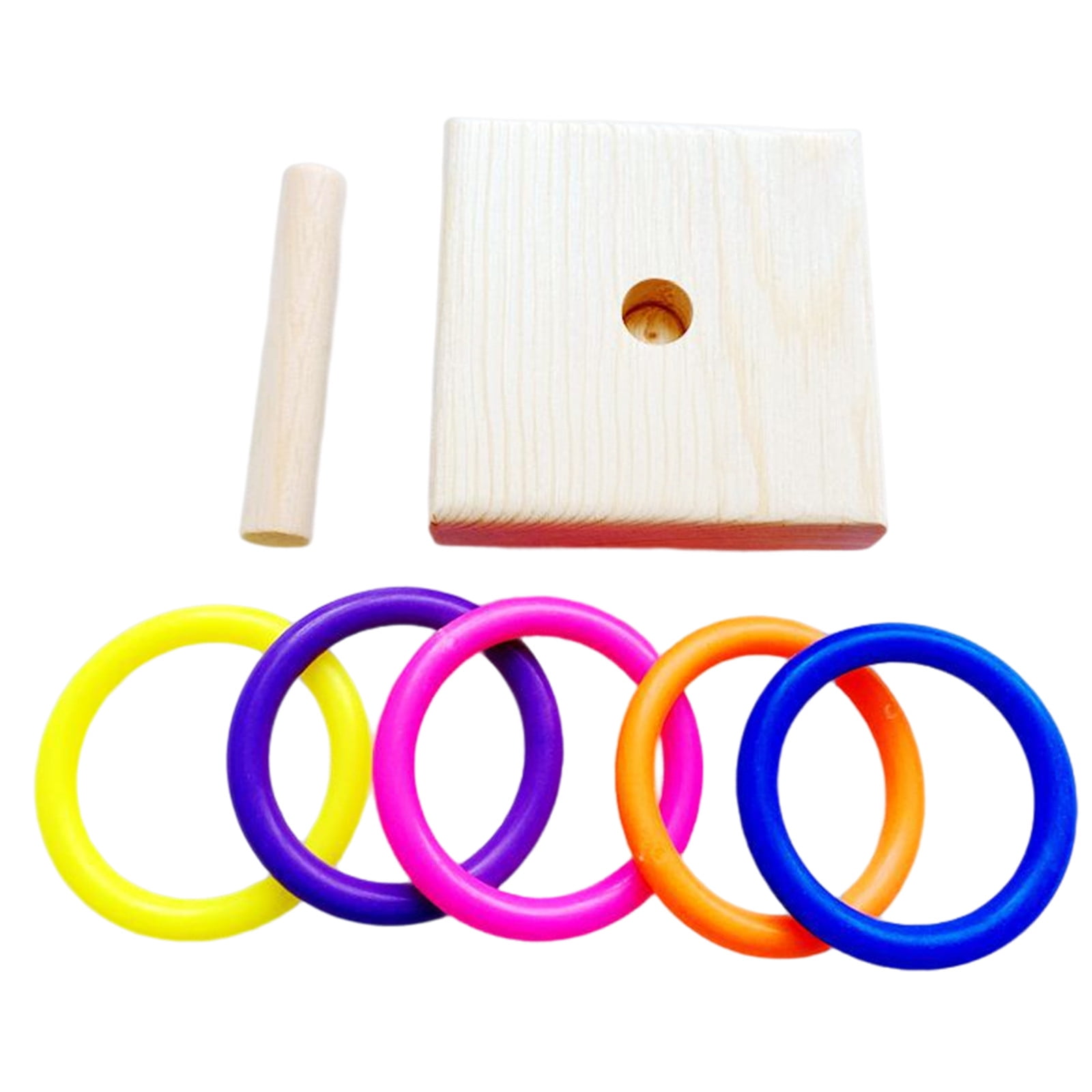 Bird Wooden Platform Ring Tabletop Toys Intelligence Development Chew