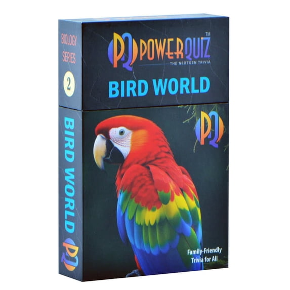 Bird World: 40 Trivia Cards, 5 Q&A per Card with Increasing Difficulty Levels, Explanations & Fun Facts, Perfect for Teaching, Parties & Game Nights, Bird facts.