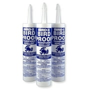 Bird-X Bird Proof Gel Repellent Trial Kit - Gel Formula, Outdoor Use - 3 Tubes