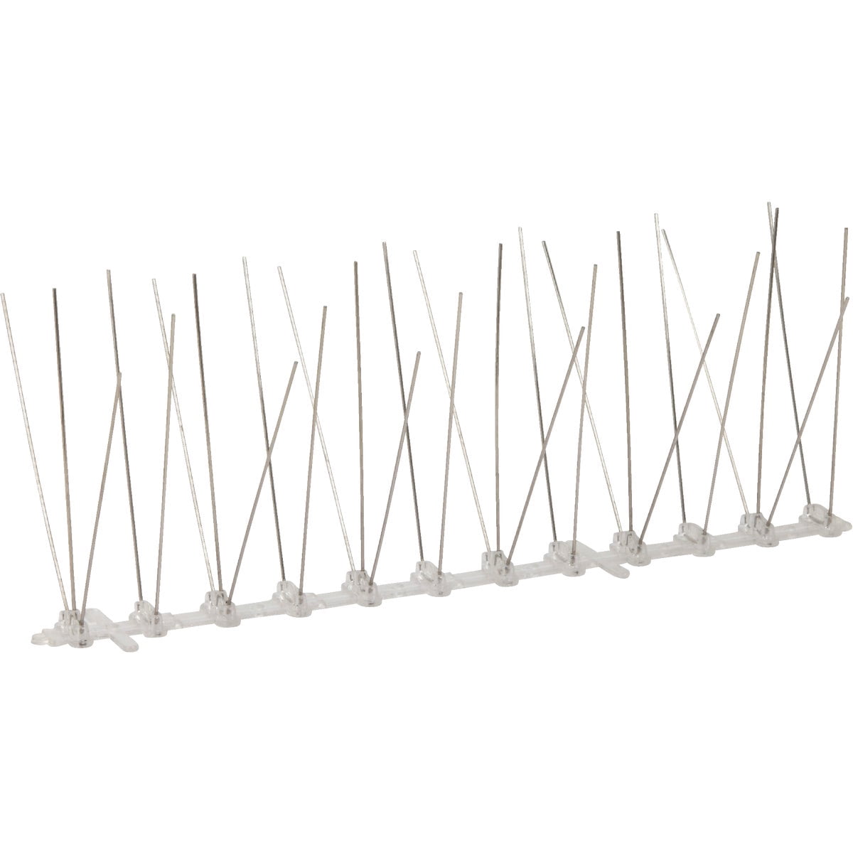 Bird-X Stainless Bird Spike Kit - Deterrent, Maintenance-Free - 9 Pack, 10 Ft