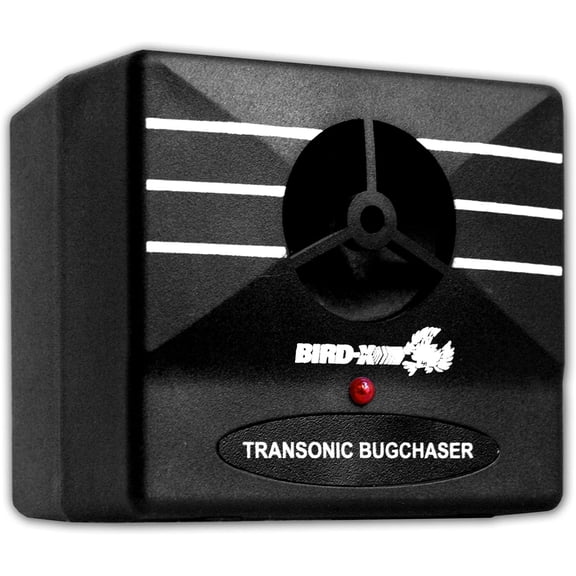 Bird-X Transonic Bug Chaser Ultrasonic Pest Repeller - Covers Up to 1,500 Sq Ft - Portable
