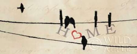 Bird at Heart I Canvas Art - Pela (24 x 48)